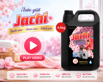Video review sản phẩm nước giặt xả Jachi